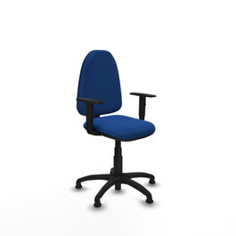 PIQUERAS Y CRESPO Silla de oficina Aýna Azul con Brazos 1D