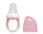 KioKids Alimentador Antiahogo Rosa Petits Moments - Alimentador de Malla de Silicona para Bebé +6 Meses, para Fruta y Comida, Fácil de Agarrar y Lavar en Lavavajillas