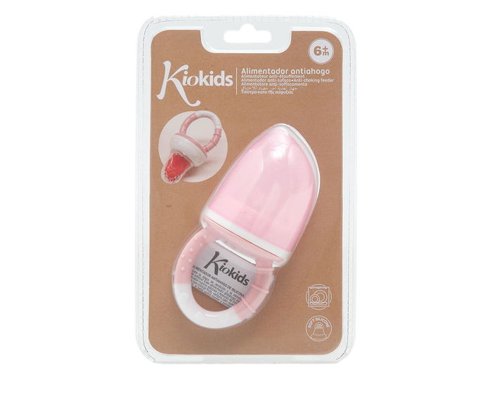 KioKids Alimentador Antiahogo Rosa Petits Moments - Alimentador de Malla de Silicona para Bebé +6 Meses, para Fruta y Comida, Fácil de Agarrar y Lavar en Lavavajillas KioKids Alimentador Antiahogo Rosa Petits Moments - Alimentador de Malla de Silicona para Bebé +6 Meses, para Fruta y Comida, Fácil de Agarrar y Lavar en Lavavajillas