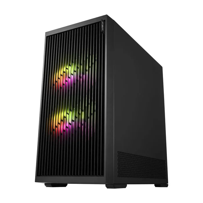 FSP M330 Midi Tower Negro con Cristal Templado