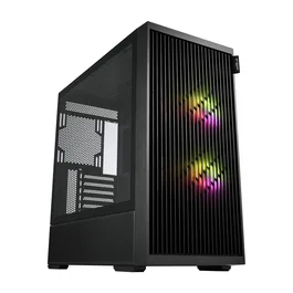 FSP M330 Midi Tower Negro con Cristal Templado