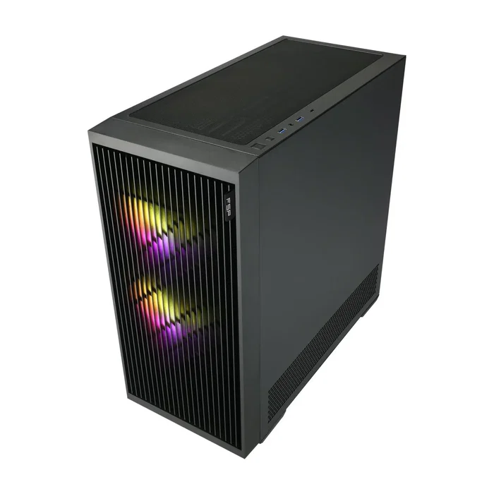 FSP M330 Midi Tower Negro con Cristal Templado