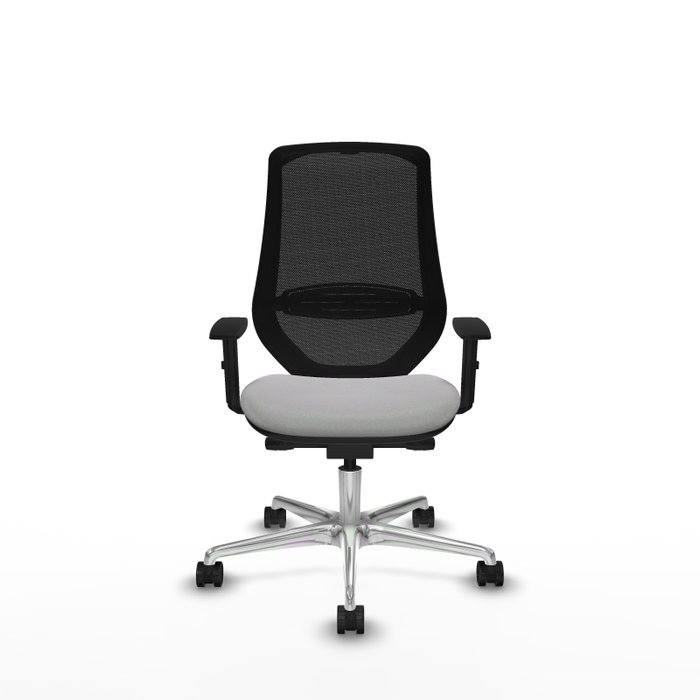 PIQUERAS Y CRESPO Silla de oficina Mardos con mecanismo Sincro/Traslack, Gris claro y Negro PIQUERAS Y CRESPO Silla de oficina Mardos con mecanismo Sincro/Traslack, Gris claro y Negro