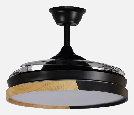 Emperador Ventilador DC 72w Negro/Haya 3 Aspas Desplegables 108cm 7200lm 3000-4000-6000k Emperador Ventilador DC 72w Negro/Haya 3 Aspas Desplegables 108cm 7200lm 3000-4000-6000k
