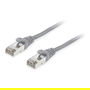 EQUIP 606701 Patchkabel Ethernet Cat6a S/FTP 0.25 m Gris, Cable Red RJ45 Macho a Macho, 10GBase-T, PoE+, LSZH