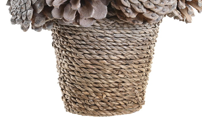 DKD Home Decor Centro de Mesa Piñas Natural 20x20x18 Ramo Decape