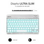 Subblim Smart Backlit BT Keyboard Silver SUB-KBT-SMBL30