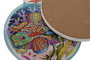 DKD Home Decor Salvamanteles de Dolomite y Corcho Multicolor 18x23x1 cm