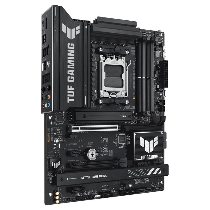ASUS TUF B850-PLUS WiFi Placa Base ATX AMD AM5 DDR5 para Procesadores Ryzen 7000/8000/9000 Series con WiFi 7 y Bluetooth 5.4 ASUS TUF B850-PLUS WiFi Placa Base ATX AMD AM5 DDR5 para Procesadores Ryzen 7000/8000/9000 Series con WiFi 7 y Bluetooth 5.4