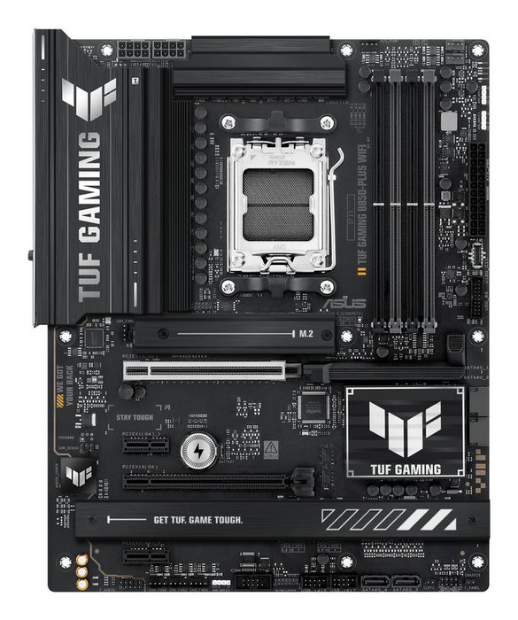 ASUS TUF GAMING B850-PLUS WIFI, Chipset AMD B850, Socket AM5, ATX, Negro ASUS TUF GAMING B850-PLUS WIFI, Chipset AMD B850, Socket AM5, ATX, Negro