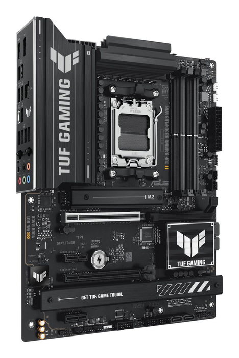ASUS TUF GAMING B850-PLUS WIFI, Chipset AMD B850, Socket AM5, ATX, Negro ASUS TUF GAMING B850-PLUS WIFI, Chipset AMD B850, Socket AM5, ATX, Negro