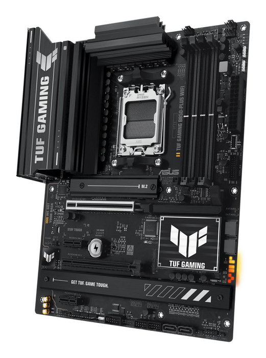 ASUS TUF GAMING B850-PLUS WIFI, Chipset AMD B850, Socket AM5, ATX, Negro ASUS TUF GAMING B850-PLUS WIFI, Chipset AMD B850, Socket AM5, ATX, Negro