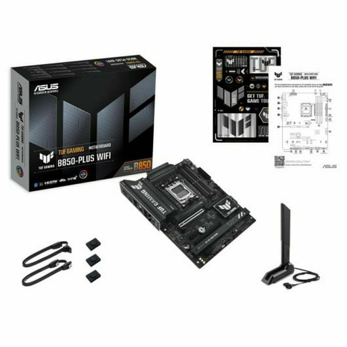 ASUS TUF GAMING B850-PLUS WIFI, Chipset AMD B850, Socket AM5, ATX, Negro ASUS TUF GAMING B850-PLUS WIFI, Chipset AMD B850, Socket AM5, ATX, Negro