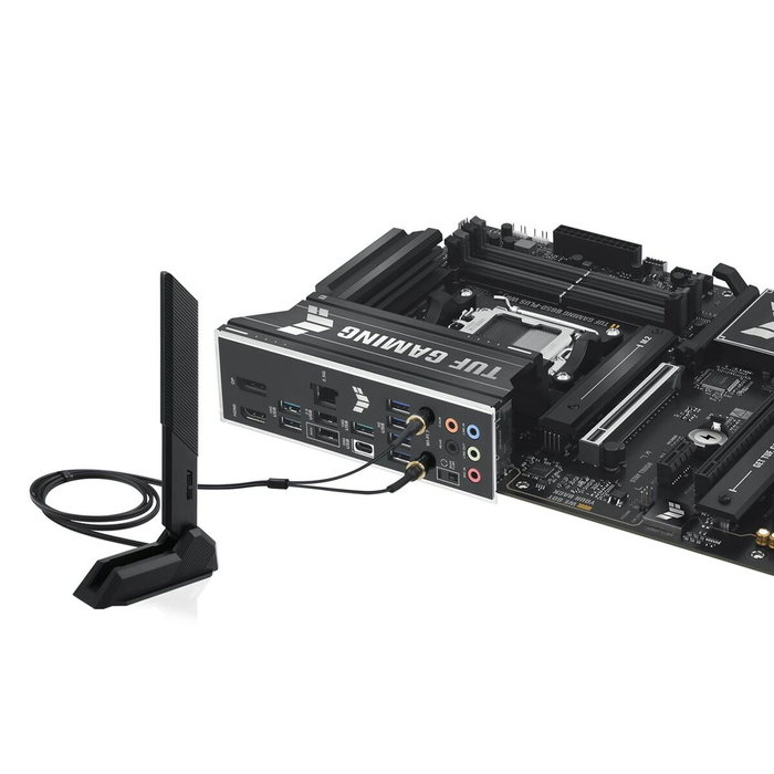 ASUS TUF GAMING B850-PLUS WIFI, Chipset AMD B850, Socket AM5, ATX, Negro ASUS TUF GAMING B850-PLUS WIFI, Chipset AMD B850, Socket AM5, ATX, Negro