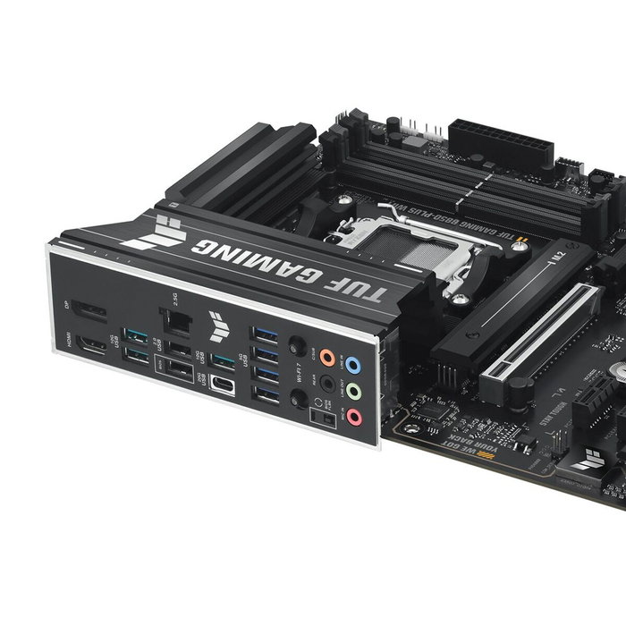ASUS TUF GAMING B850-PLUS WIFI, Chipset AMD B850, Socket AM5, ATX, Negro ASUS TUF GAMING B850-PLUS WIFI, Chipset AMD B850, Socket AM5, ATX, Negro