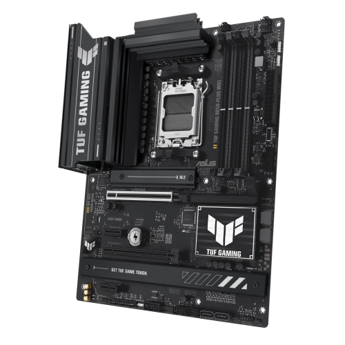 ASUS TUF GAMING B850-PLUS WIFI, Chipset AMD B850, Socket AM5, ATX, Negro ASUS TUF GAMING B850-PLUS WIFI, Chipset AMD B850, Socket AM5, ATX, Negro