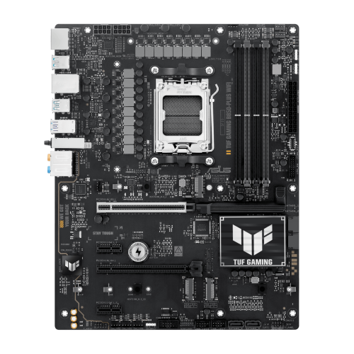 ASUS TUF GAMING B850-PLUS WIFI, Chipset AMD B850, Socket AM5, ATX, Negro ASUS TUF GAMING B850-PLUS WIFI, Chipset AMD B850, Socket AM5, ATX, Negro