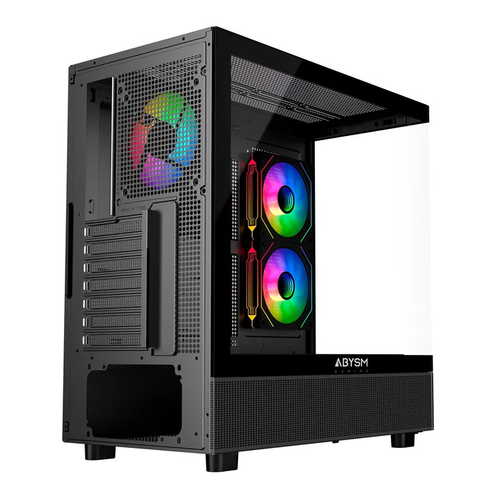 Abysm Danube Sava H400 Prime Black Caja ATX/Micro ATX/Mini-ITX con cristal templado Abysm Danube Sava H400 Prime Black Caja ATX/Micro ATX/Mini-ITX con cristal templado