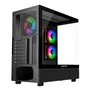Abysm Danube Sava H400 Prime Black Caja ATX/Micro ATX/Mini-ITX con cristal templado