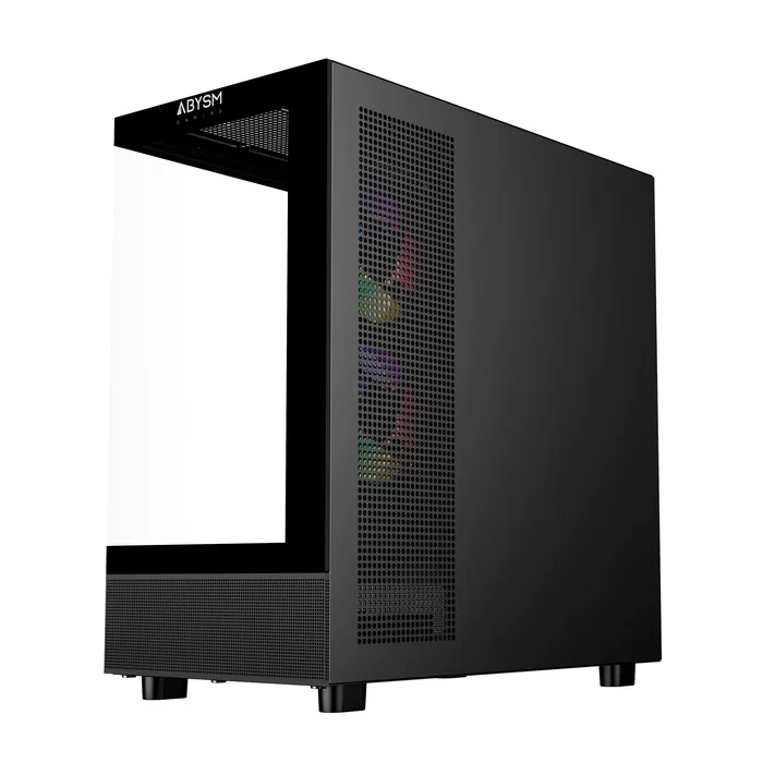 Abysm Danube Sava H400 Prime Black Caja ATX/Micro ATX/Mini-ITX con cristal templado Abysm Danube Sava H400 Prime Black Caja ATX/Micro ATX/Mini-ITX con cristal templado