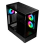 Abysm Danube Sava H400 Prime Black Caja ATX/Micro ATX/Mini-ITX con cristal templado
