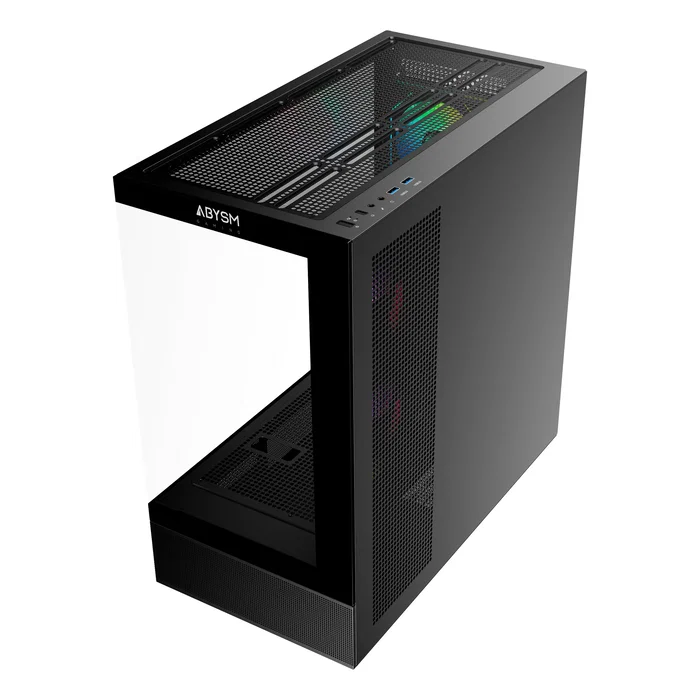 Abysm Danube Sava H400 Prime Black Caja ATX/Micro ATX/Mini-ITX con cristal templado Abysm Danube Sava H400 Prime Black Caja ATX/Micro ATX/Mini-ITX con cristal templado