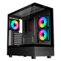 Abysm Danube Sava H400 Prime Black Caja ATX/Micro ATX/Mini-ITX con cristal templado