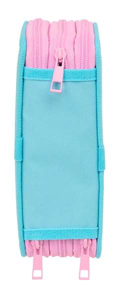Safta Plumier Triple 37 Pcs Stitch Estuche Escolar 12,5x19,5x5,5cm Edad Mínima Recomendada: 3 Años