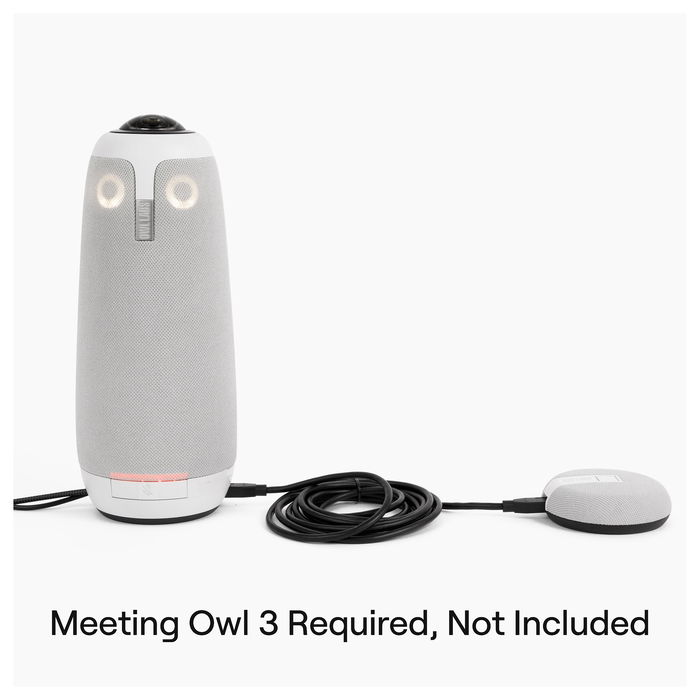 Owl Labs Expansion Mic for Micrófono de Conferencias Alámbrico Micro HDMI Gris
