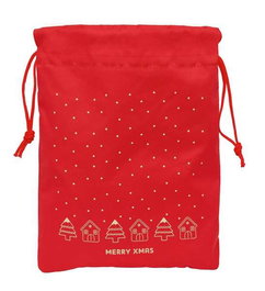 Safta Saquito Plano Casitas Merry Xmas 26x34x1cm