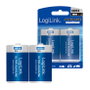 LogiLink Baterías Ultra Power Alkaline LR20, 2 unidades en blíster
