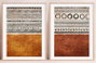 DKD Home Decor Cuadro Lienzo MDF 50x3x70 Boho Enmarcado (Surtido de 2)