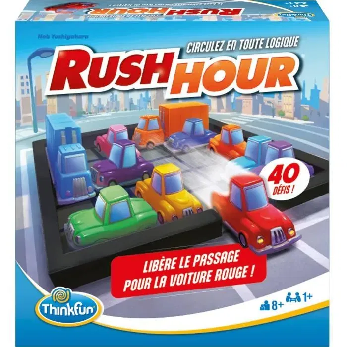 Ravensburger Rush Hou Juego de Lógica Puzzle Atasco 40 Desafíos 4 Jugadores Nivel 1 o Mayores de 8 Años Mixto Ravensburger Rush Hou Juego de Lógica Puzzle Atasco 40 Desafíos 4 Jugadores Nivel 1 o Mayores de 8 Años Mixto