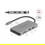 DeLOCK Docking Station USB Tipo C 4K - Dual HDMI MST, USB 3.2, Lector SD, Puerto LAN, PD 3.0 (85W), Gris - Plug and Play, HDR