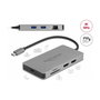 DeLOCK USB Type-C™ Dockingstation 4K - Dual HDMI MST / USB 3.2 / SD / LAN / PD 3.0 87004