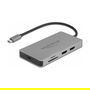 DeLOCK Docking Station USB Tipo C 4K - Dual HDMI MST, USB 3.2, Lector SD, Puerto LAN, PD 3.0 (85W), Gris - Plug and Play, HDR