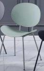 DKD Home Decor Taburete PP Metal Verde