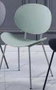 DKD Home Decor Taburete PP Metal Verde