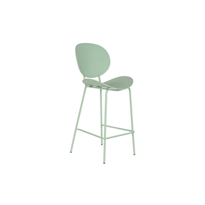 DKD Home Decor Taburete PP Metal Verde