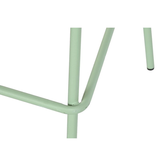 DKD Home Decor Taburete PP Metal Verde