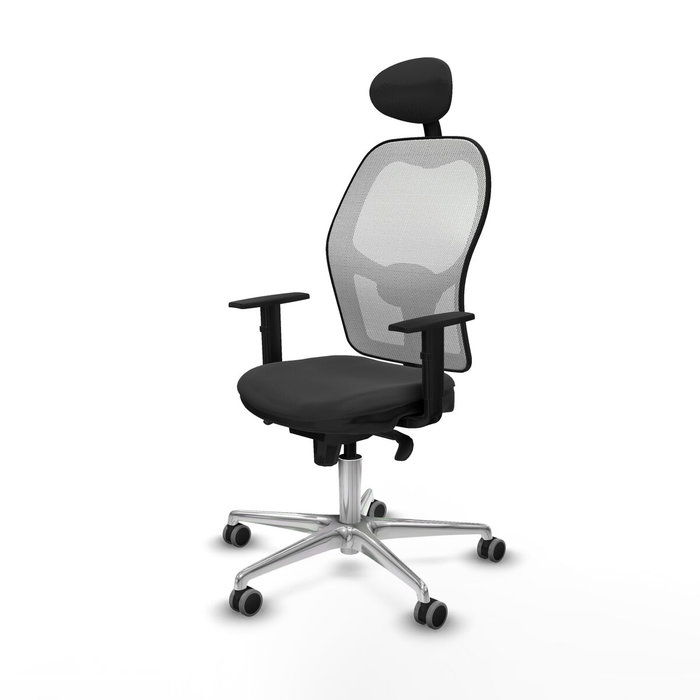 PIQUERAS Y CRESPO Silla de oficina Jorquera Gris oscuro y Blanco PIQUERAS Y CRESPO Silla de oficina Jorquera Gris oscuro y Blanco