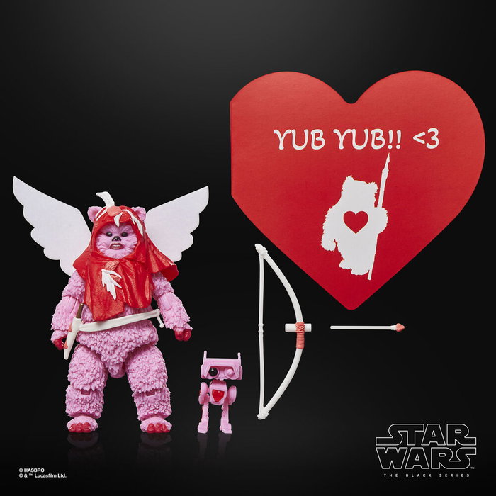 Hasbro Star Wars The Black Series Figura Ewok Valentine's Day Edition 15cm Hasbro Star Wars The Black Series Figura Ewok Valentine's Day Edition 15cm