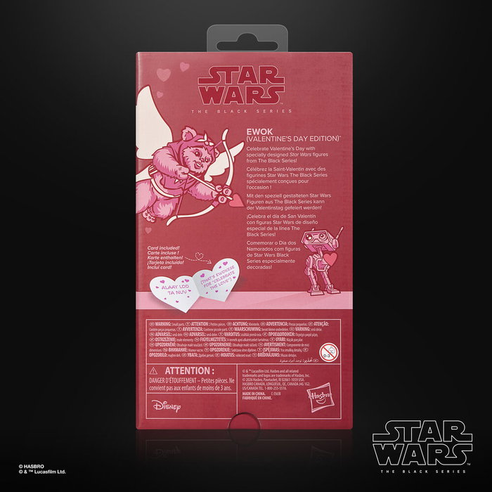 Hasbro Star Wars The Black Series Figura Ewok Valentine's Day Edition 15cm Hasbro Star Wars The Black Series Figura Ewok Valentine's Day Edition 15cm