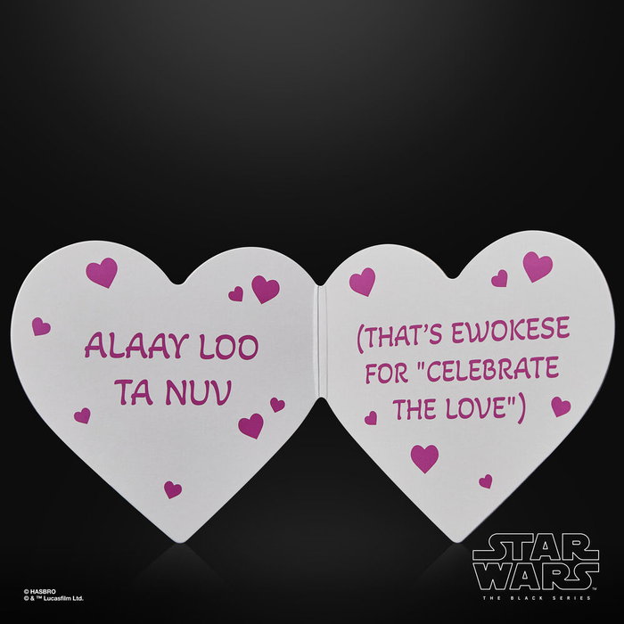 Hasbro Star Wars The Black Series Figura Ewok Valentine's Day Edition 15cm Hasbro Star Wars The Black Series Figura Ewok Valentine's Day Edition 15cm