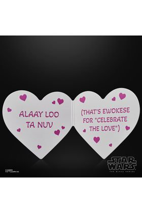 Hasbro Star Wars The Black Series Figura Ewok Valentine's Day Edition 15 cm