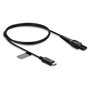 DeLOCK Cable de carga USB Type-C™ a 2 pines 15 V para Philips OneBlade Pro 360 HQ7 HQ8 HQ9 series, 1 m
