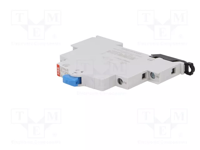 ABB Interruptor de botón Azul 16A 250VAC para raíl DIN