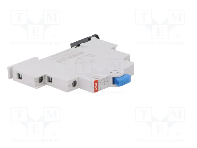 ABB Interruptor de botón Azul 16A 250VAC para raíl DIN