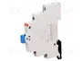 ABB Interruptor de botón Azul 16A 250VAC para raíl DIN