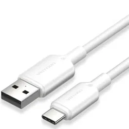 Vention CTQWH Cable USB 2.0 Tipo-C Macho - USB Macho 60W 480Mbps Blanco 2m